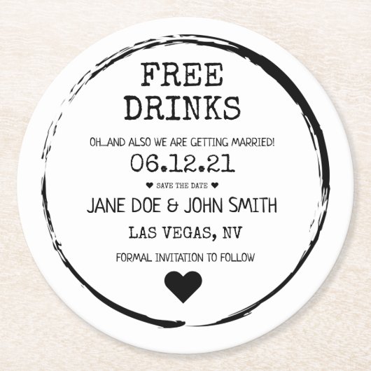 Het Onderzetter Datum opslaan (Voorkant)