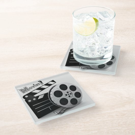 *Het Onderzetter Films* Clapper & Reel (Schuin)