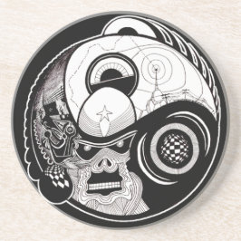 Het Onderzetter "The Beast within" Mandala Drink