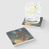 Het onderzetter van Cthulhu van Lovecraft (Zijkant)