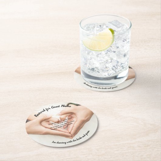 Het Onderzetter van de bruiloft - neem mijn Drink  (Insitu)