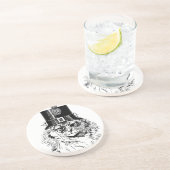 Het Onderzetter van de Kat van Steampunk, Kat in (Zijkant)