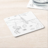 Het Onderzetter van het Papier van de Kleur van de (Schuin)