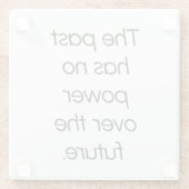 Het Onderzetter van het vorige glas Glazen Onderzetter (Achterkant)