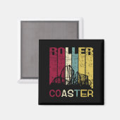 Het Onderzetter van Roller Retro Silhouette gift Magneet (Voorkant / Achterkant)