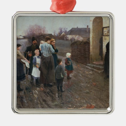 Het onderzoek metalen ornament (Voorkant)