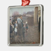 Het onderzoek metalen ornament (Links)