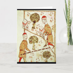 Het onderzoeken en afbakening van land kaart