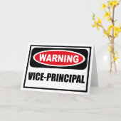 Het ondeugd-HOOFD van de waarschuwing Wenskaart Kaart (Gele Bloem)