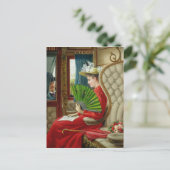 Het ondiscrete, 1895 briefkaart (Staand voorkant)