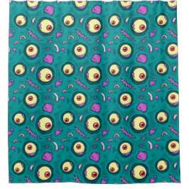 Het One Eye Monster Pattern Douchegordijn
