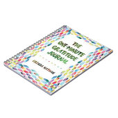 Het One-Minute Gratitude Journal Notitieboek (Linkerzijde)