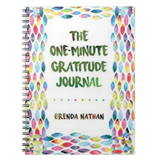 Het One-Minute Gratitude Journal Notitieboek (Voorkant)
