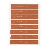 Het onechte Manuscript verbrandde Oranje Uitnodigi (Vel)