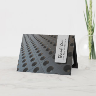 Het oneindige Gesprek van Gaten dankt u kaardt Bedankkaart