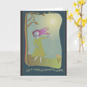 Het oneindige Lege Wenskaart van de Mogelijkheid Kaart (Gele Bloem)