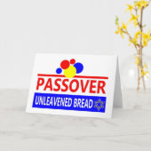 Het Ongedesemde Brood van de Pascha Kaart (Gele Bloem)