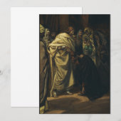 Het ongeloof van de heilige Thomas door James Tiss Kaart (Voorkant / Achterkant)