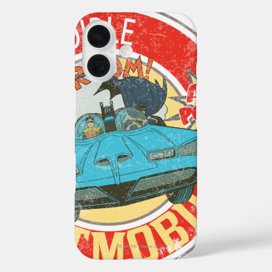 Het ongelooflijke Batmobile pictogram Case-Mate iPhone Case (Achterkant)
