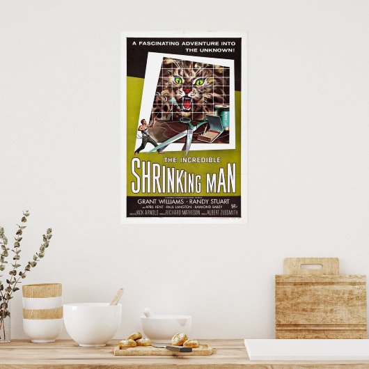 Het ongelooflijke krimpende Man Poster (Keuken)