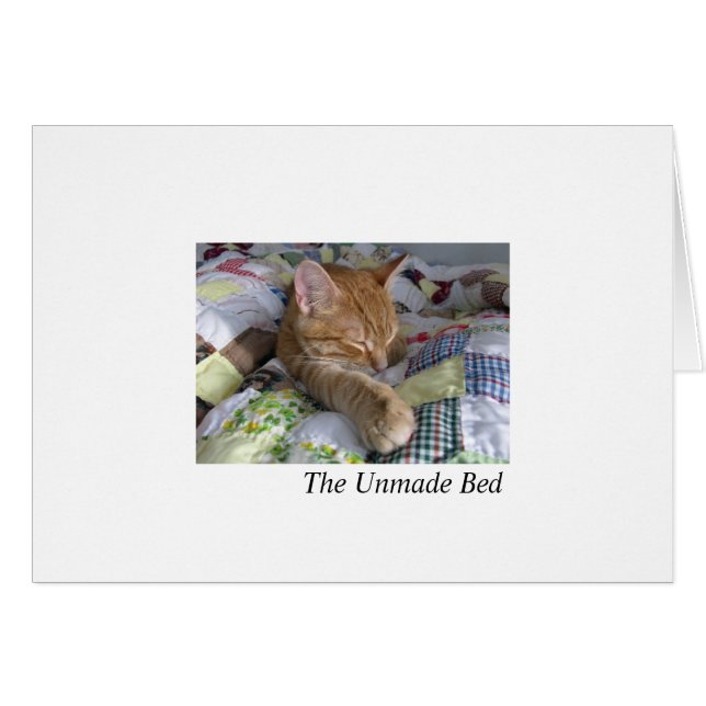 Het ongemaakte bed (Voorkant Horizontaal)