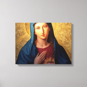 Het ongemak van Mary Canvas Afdruk