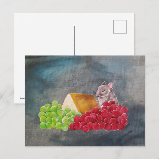Het ongenode gast schilderij van Alfred Fox Briefkaart (Voorkant / Achterkant)