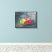 Het ongenode gast schilderij van Alfred Fox Canvas Afdruk (Insitu (Houten vloer))