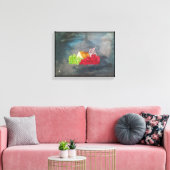 Het ongenode gast schilderij van Alfred Fox Canvas Afdruk (Insitu (Woonkamer))