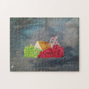 Het ongenode gast schilderij van Alfred Fox Legpuzzel
