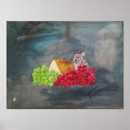 Het ongenode gast schilderij van Alfred Fox Poster (Voorkant)