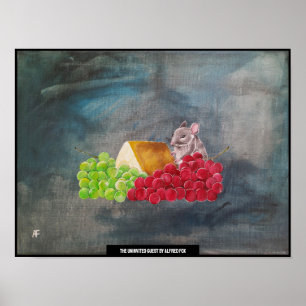 Het ongenode gast schilderij van Alfred Fox Poster