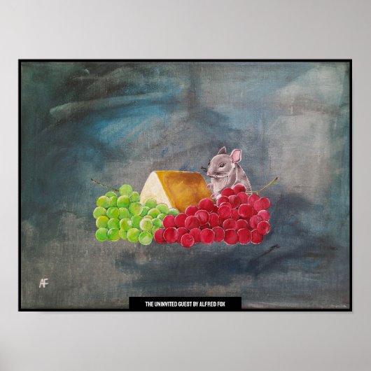Het ongenode gast schilderij van Alfred Fox Poster (Voorkant)