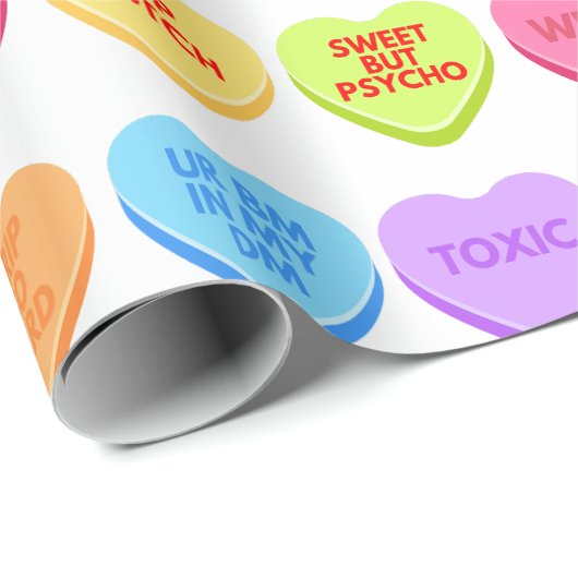 Het ongepaste Snoep van het Gesprek Cadeaupapier (Rol Hoek)