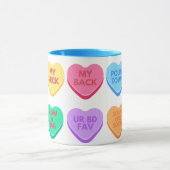 Het ongepaste Snoep van het Gesprek Mok (Midden)