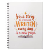 Het ongeschreven hoofdstuk: Boek & Sterren Kunst Notitieboek (Voorkant)