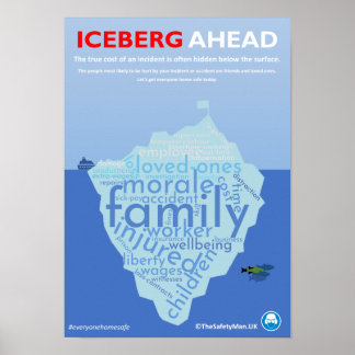 Het ongeval in Iceberg Poster