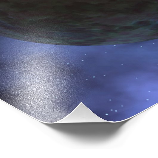 Het onlangs ontdekte planeet-achtige object foto afdruk (Hoek)