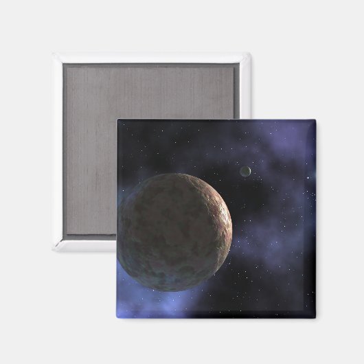 Het onlangs ontdekte planeet-achtige object magneet (Voorkant / Achterkant)