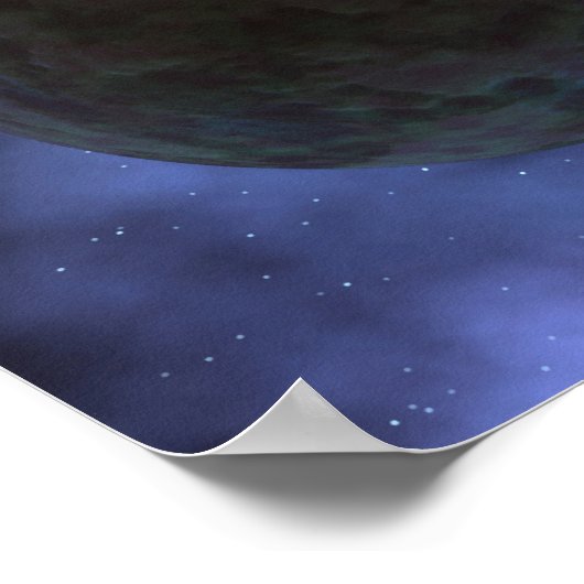 Het onlangs ontdekte planeet-achtige object poster (Hoek)