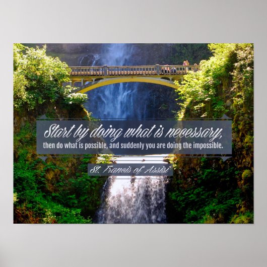 Het onmogelijke doen poster (Voorkant)