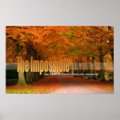 Het onmogelijke Motivatie Poster (Voorkant)