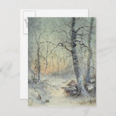 Het Ontbijt van de winter Briefkaart (Voorkant / Achterkant)