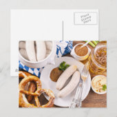 Het ontbijt van Oktoberfest Briefkaart (Voorkant / Achterkant)