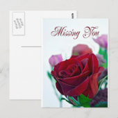 Het ontbreken van uw kaart met een klassieke rode  (Voorkant / Achterkant)