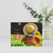 Het ontbreken van uw ritter briefkaart (Staand voorkant)