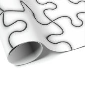 Het ontbrekende patroonpatroon van het puzzelstuk cadeaupapier (Rol Hoek)