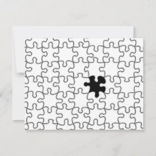 Het ontbrekende patroonpatroon van het puzzelstuk kaart