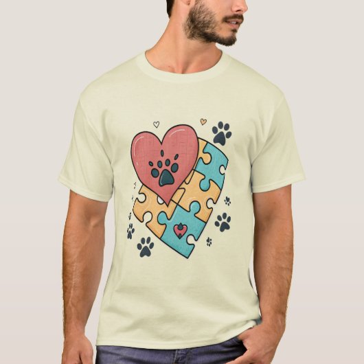 Het ontbrekende stuk: het hart voltooien t-shirt (Voorkant)