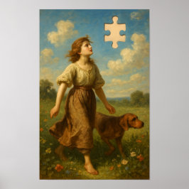 Het Ontbrekende Stuk Poster